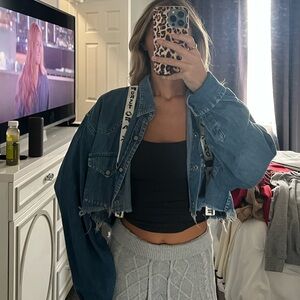 Lf denim cropped jacket